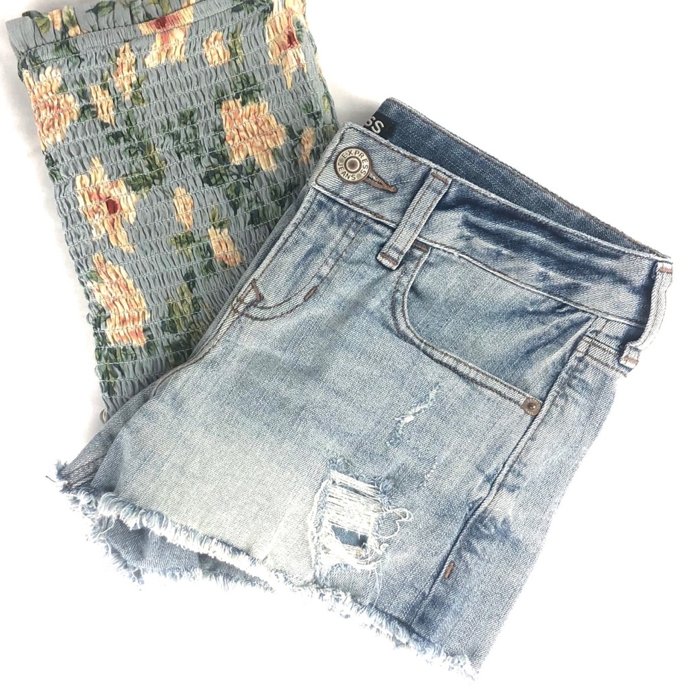 Express Low Rise Shorts